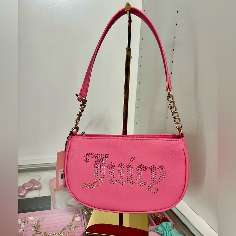 Juicy couture pink lemonade be classic shoulder bag